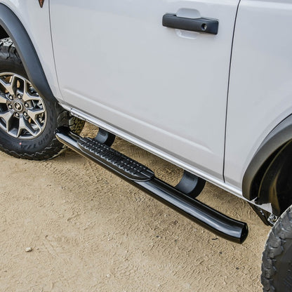 Westin 21-22 Ford Bronco (2-Door) PRO TRAXX 4 Oval Nerf Step Bars - Textured Black