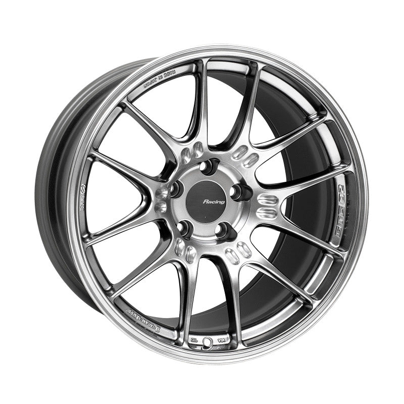 Enkei GTC02 18x10.5 5x114.3 15mm Offset 75mm Bore Hyper Silver Wheel Enkei Wheels - Cast