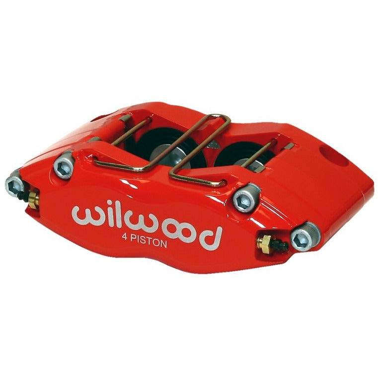 Wilwood Caliper-Dynapro Radial-Red 1.25in Pistons 0.81in Disc Wilwood Brake Calipers - Perf