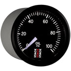 Autometer Stack 52mm 0-100 PSI 1/8in NPTF (M) Mechanical Oil Pressure Gauge - Black AutoMeter Gauges