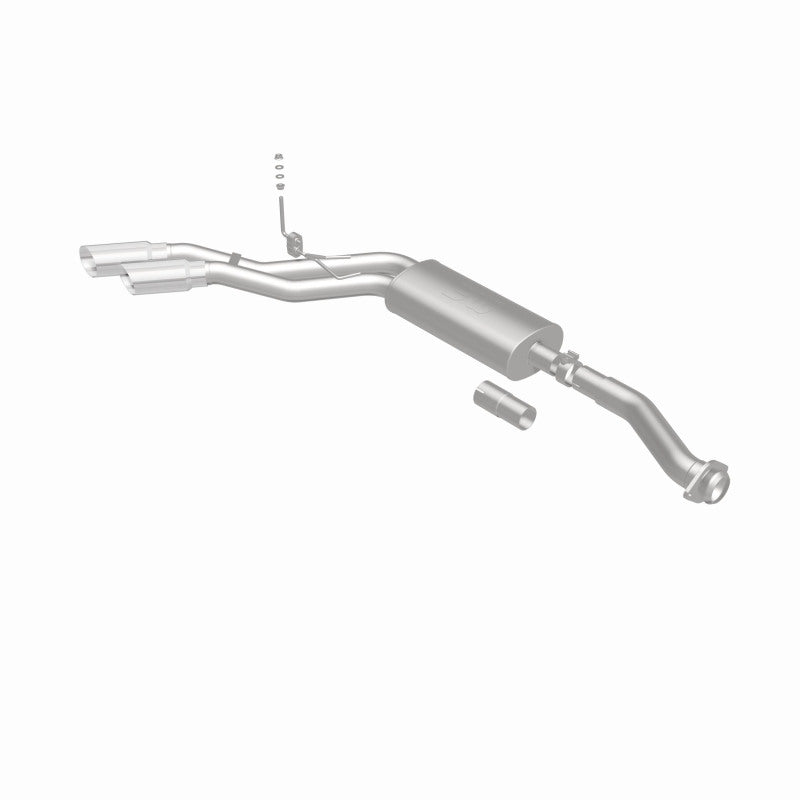 MagnaFlow 11-13 Ford F-150 Pickup Dual Same Side Before P/S Rear Tire Stainless CatBack Perf Exhaust