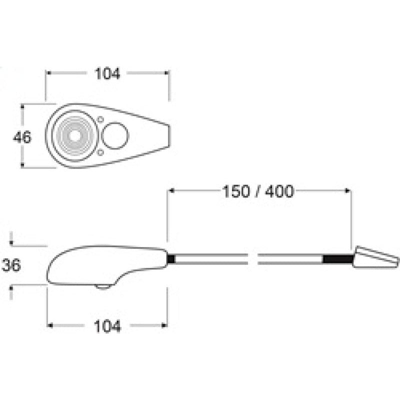 Hella Interiorlamp 400 Bic Md931V Black 2Ja Hella Interior Lighting