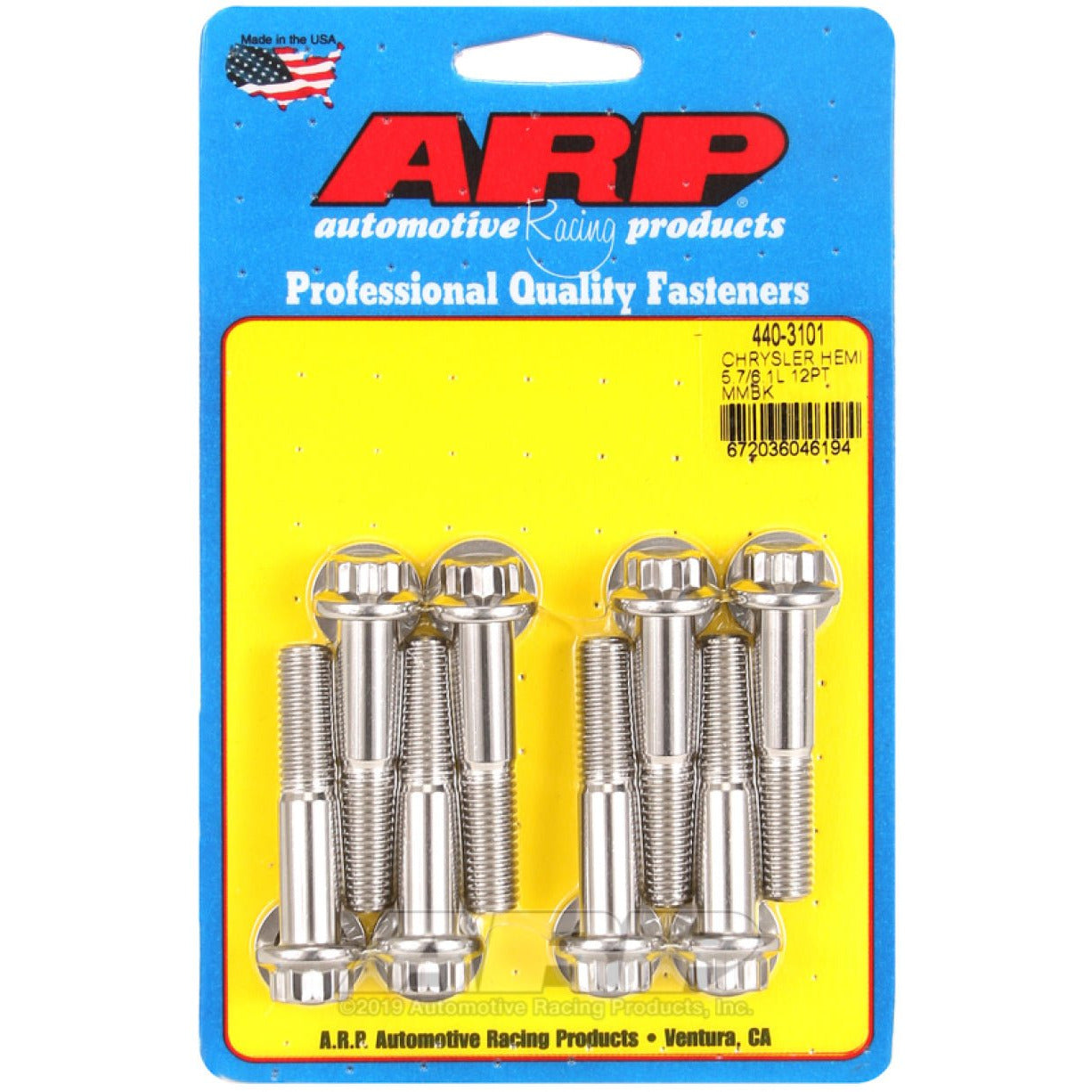ARP Chrysler Hemi 5.7/6.1L SS 12pt Motor Mount Bolt Kit ARP Hardware Kits - Other