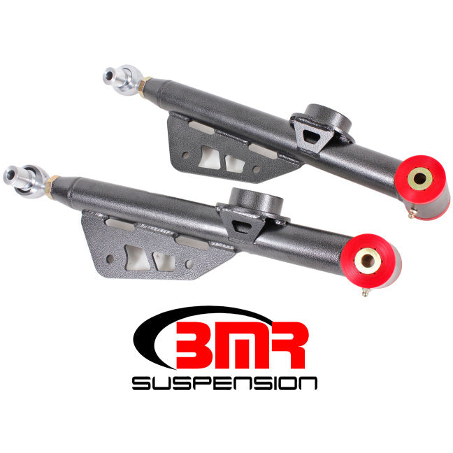 BMR 99-04 Mustang Single Adj. Lower Control Arms / Rod End (Polyurethane) - Black Hammertone BMR Suspension Control Arms