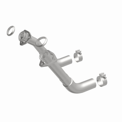 MagnaFlow 66-72 Chevy C10 Pickup V8 2-Piece Front Exhuast Pipe Kit (2in Tubing/Clamps/Inlet Flanges)