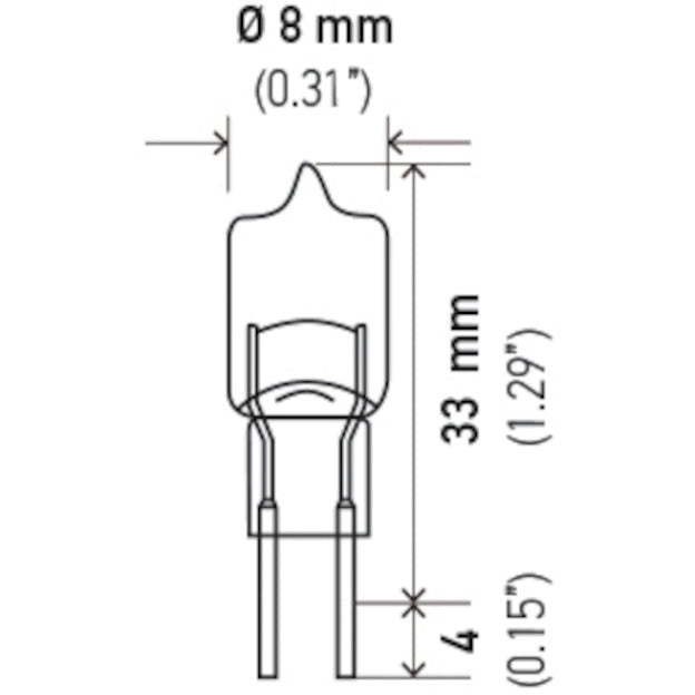 Hella Bulb 12V 5W G4 T3 Hella Bulbs