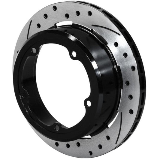 Wilwood Rotor-1.91in Offset-SRP-BLK-Drill-LH 11.00 x .810 - 5 x 5.75in Floater Wilwood Brake Rotors - 2 Piece