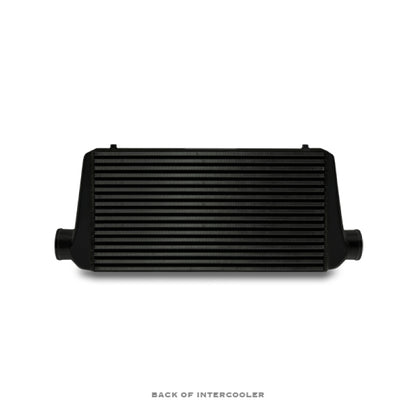 Mishimoto Universal Black R Line Intercooler Overall Size: 31x12x4 Core Size: 24x12x4 Inlet / Outlet Mishimoto Intercoolers