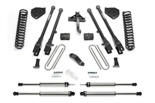 Fabtech 18 Ford F450/F550 4WD Diesel 6in 4Link Sys w/Coils & Dl Shks