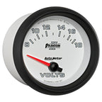 Autometer Phantom II 2-5/8in 18V Electric Voltmeter Gauge AutoMeter Gauges