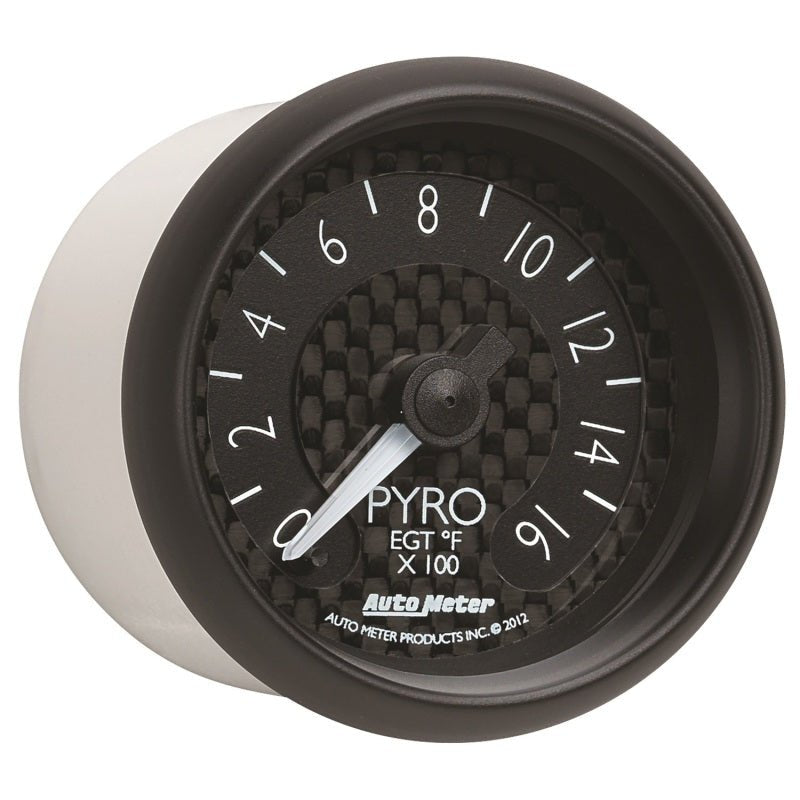 Autometer GT Series 52mm Full Sweep Electronic 0-1600 Deg F EGT/Pyrometer Gauge AutoMeter Gauges