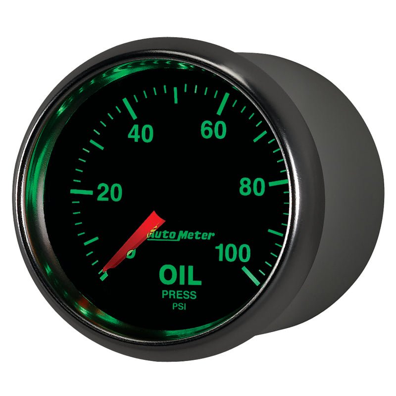 Autometer GS 52mm 0-100 PSI Mechanical Oil Pressure Gauge AutoMeter Gauges