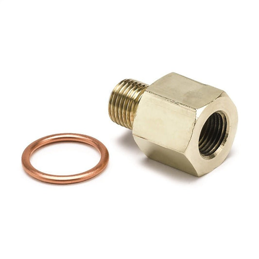 Autometer Metric Oil Pressure Adapter - 1/8in NPT to M10x1 AutoMeter Uncategorized