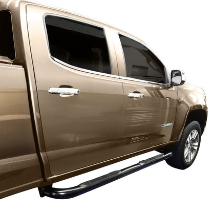 Westin 2015-2018 Chevrolet/GMC Colorado/Canyon Extended Cab E-Series 3 Nerf Step Bars - Black