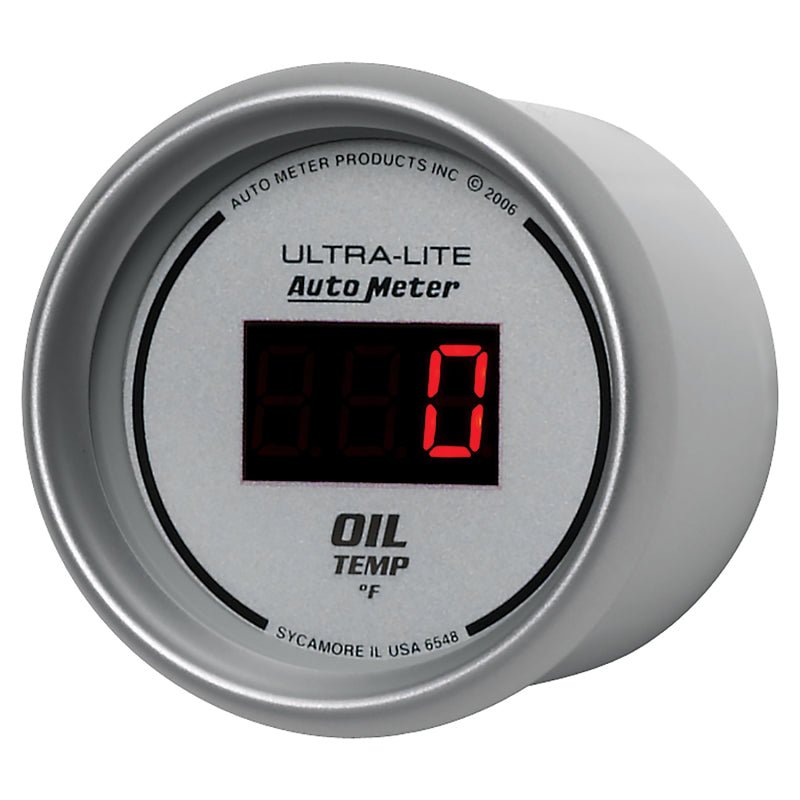 Autometer Ultra-Lite 52MM 0-340 Deg F Digital Oil Temperature AutoMeter Gauges