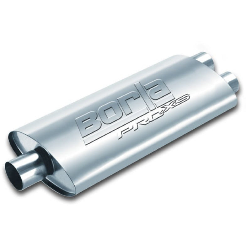 Borla Pro-XS 2.5in Tubing 19in x 4in x 9.5in Oval Center/Dual Muffler Borla Muffler