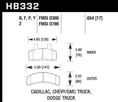 Hawk HPS Street Brake Pads