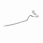 MagnaFlow 12-14 Jeep Wrangler 4dr Single Straight Rear P/S Exit Stainless C/B Performance Exhaust