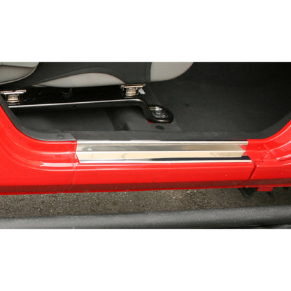 Rugged Ridge 07-18 Jeep Wrangler 2 Door Stainless Steel Door Entry Guards Rugged Ridge Door Panels