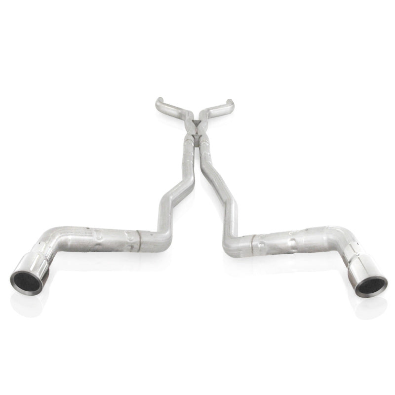 Stainless Works 10-15 Camaro 6.2L 3in Dual Chambered Catback System X-Pipe Factory Connect Stainless Works Catback
