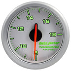 Autometer Airdrive 2-1/6in Wideband Air / Fuel Gauge 10:1-17:1 ARF Range - Silver AutoMeter Gauges