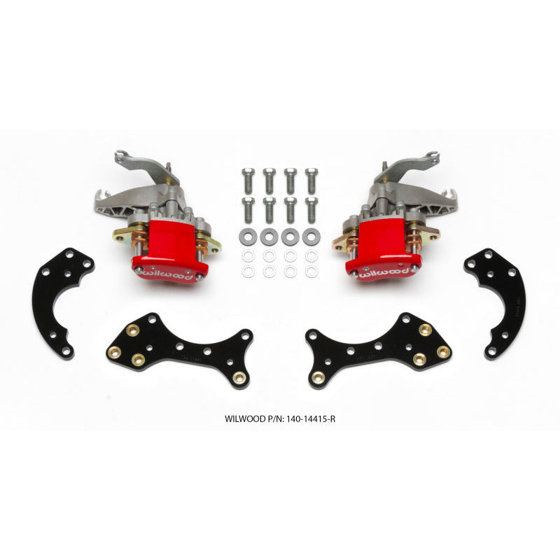 Wilwood P/S Retrofit Kit w/MC4 P-Brake Forged Dynalite Pro Street 12.19in Rear Kits Wilwood Big Brake Kits