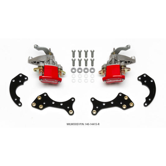 Wilwood P/S Retrofit Kit w/MC4 P-Brake Forged Dynalite Pro Street 12.19in Rear Kits Wilwood Big Brake Kits