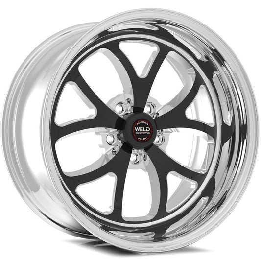 Weld S76 17x10 / 5x5 BP / 7.2in. BS Black Wheel (High Pad) - Non-Beadlock Weld Wheels - Forged