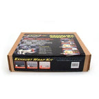DEI Exhaust Wrap Kit - Tan Wrap and White HT Silicone Coating DEI Exhaust Wrap
