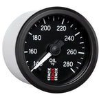 Autometer Stack 52mm 140-280 Deg F 1/8in NPTF Male Pro Stepper Motor Oil Temp Gauge - Black AutoMeter Gauges