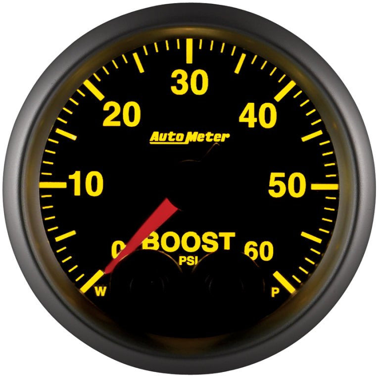 Autometer Elite 52mm 0-60 PSI Boost Peak & Warn w/ Electronic Control Gauge AutoMeter Gauges