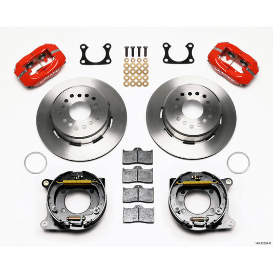 Wilwood Forged Dynalite P/S Park Brake Kit Red Big Ford 2.36in Offset Wilwood Big Brake Kits