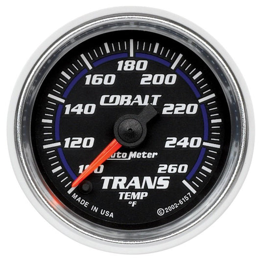 Autometer Cobalt 52mm 100-260 Deg F Electronic Trans Temp Gauge AutoMeter Gauges