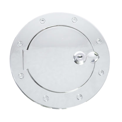 Rugged Ridge Locking Gas Cap Door Polished Alum 97-06TJ Rugged Ridge Fuel Caps