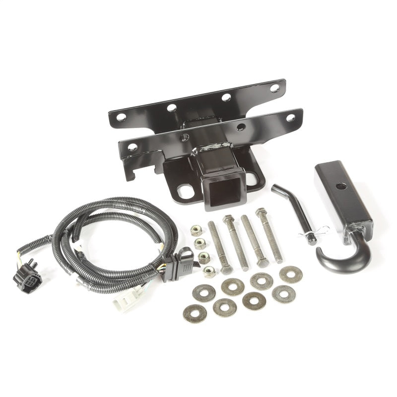 Rugged Ridge Receiver Hitch Kit Hook 07-18 Jeep Wrangler JK Rugged Ridge Hitch Accessories