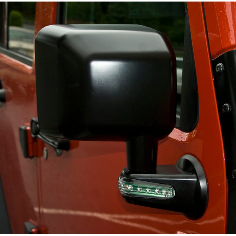 Rugged Ridge 07-18 Jeep Wrangler Right Door Mirror w/ LED Signals Rugged Ridge Exterior Trim