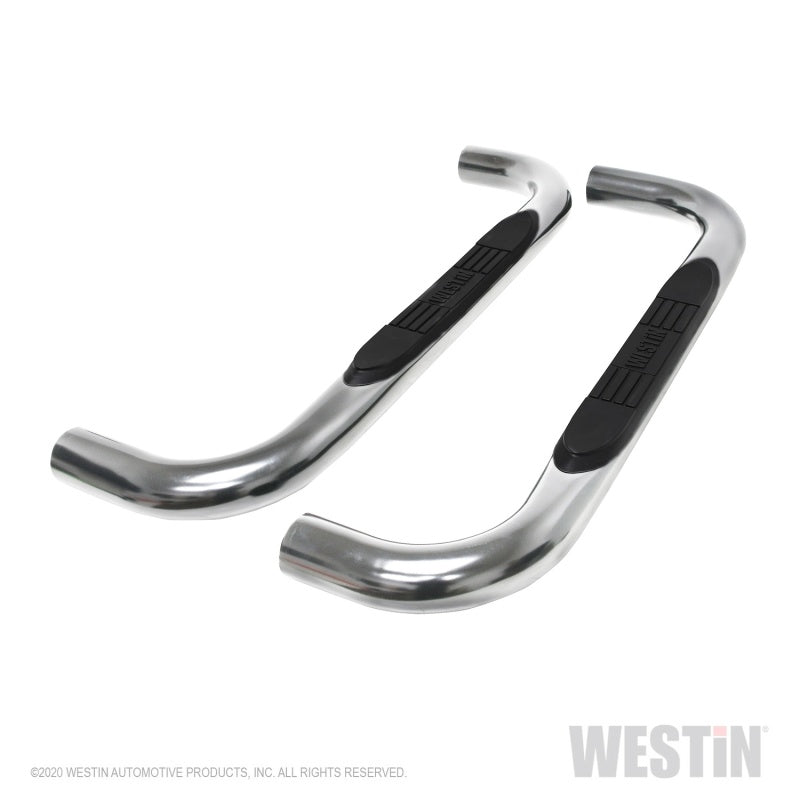 Westin 19-20 Chevy/GMC Silverado/Sierra 1500 Regular Cab E-Series 3 Nerf Step Bars - Stainless Steel