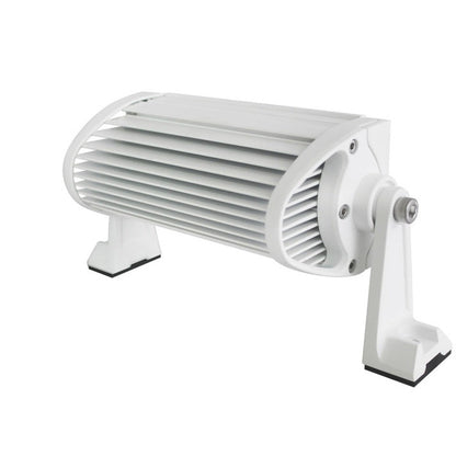 Hella Value Fit 8in Light - 36W Dual Row White Housing Flood Beam - LED Hella Light Bars & Cubes