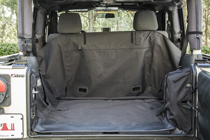 Rugged Ridge C3 Cargo Cover 2-Door w/Subwoofer 07-14 Jeep Wrangler Rugged Ridge Car Covers