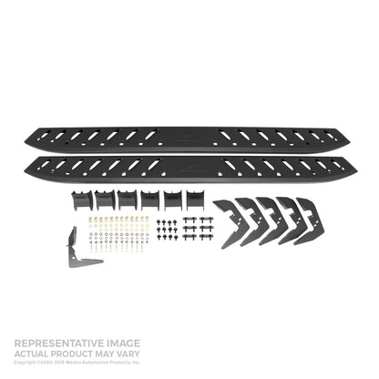 Westin 2015-2018 Ford F-150 SuperCrew Thrasher Running Boards - Textured Black