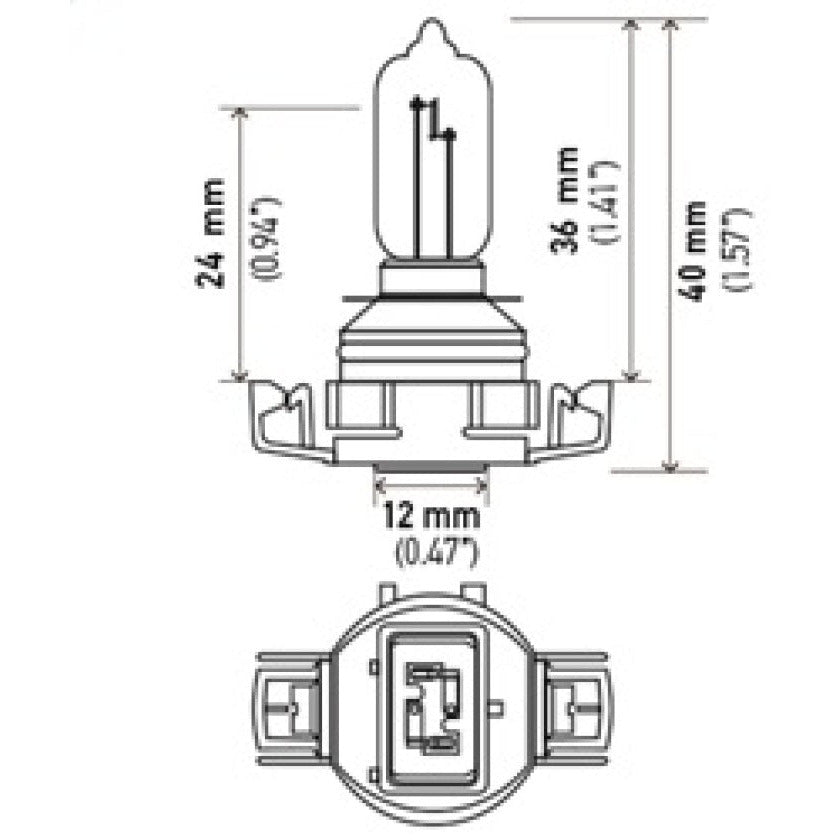 Hella H16/9009 12V 35W Xenon White XB Bulb (Pair) Hella Driving Lights