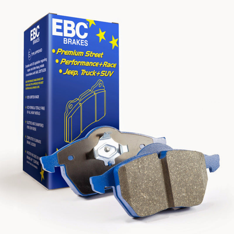 EBC 10-13 Chevrolet Corvette (C6) 6.2 Grand Sport Bluestuff Front Brake Pads EBC Brake Pads - Racing