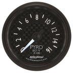 Autometer GT Series 52mm Full Sweep Electronic 0-1600 Deg F EGT/Pyrometer Gauge AutoMeter Gauges