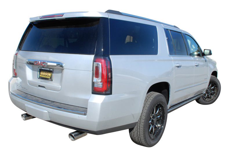 Gibson 14-19 Cadillac Escalade ESV Base 6.2L 3.5in/2.25in Cat-Back Dual Split Exhaust - Stainless