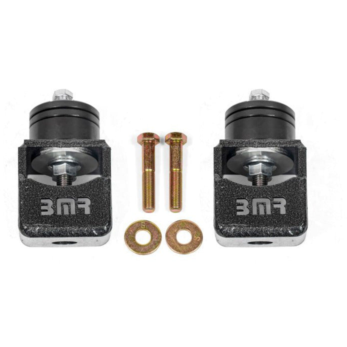 BMR Chevy SS and Pontiac G8 Motor Mount Kit (Solid Bushings) Black Hammertone BMR Suspension Engine Mounts