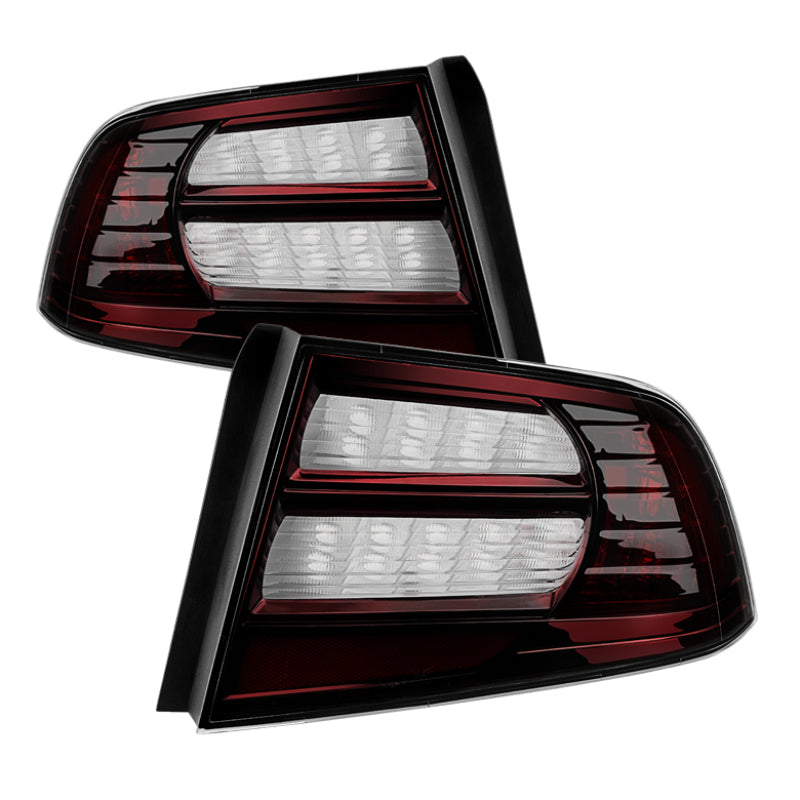 Xtune Acura Tl 04-08 OEM Style Tail Lights Red Smoked ALT-JH-ATL07-OE-RSM SPYDER Tail Lights