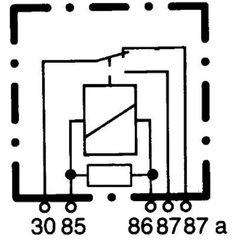 Hella Relay 12V 20/40A Spdt Res Bkt Hella Light Accessories and Wiring