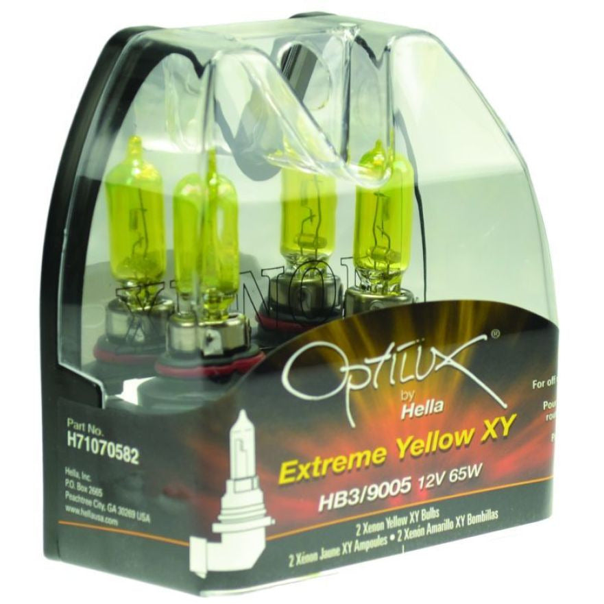 Hella Optilux HB3 9005 12V/65W XY Xenon Yellow Bulb Hella Bulbs