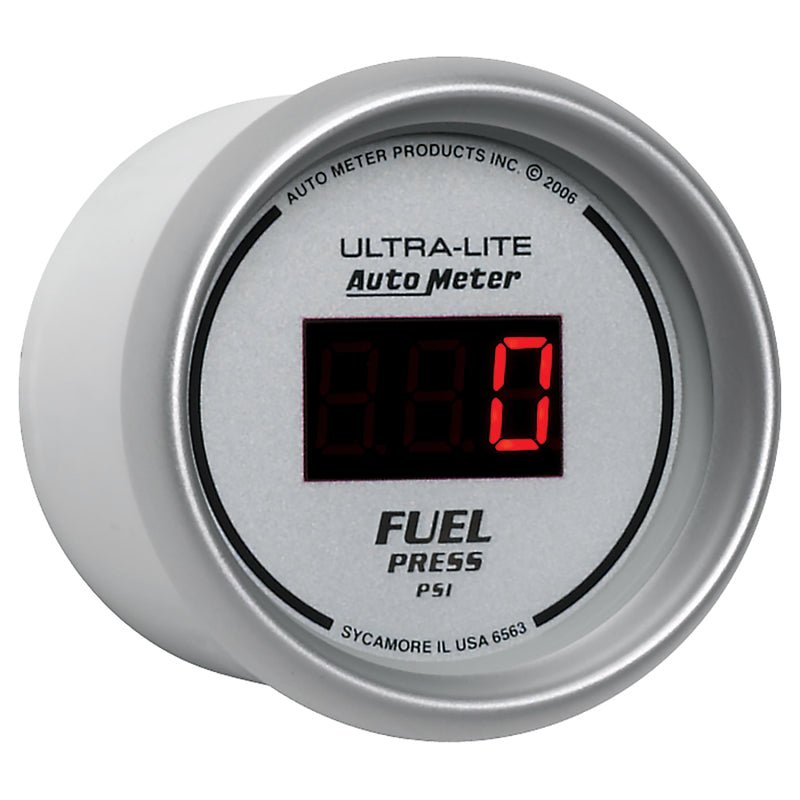 Autometer Ultra-Lite 52MM 5-100 PSI Digital Fuel Pressure Gauge AutoMeter Gauges