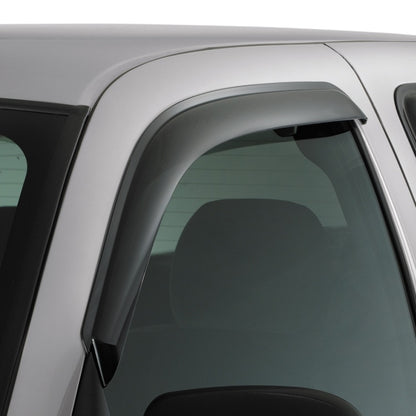 AVS 07-13 Chevy Silverado 1500 Standard Cab Ventvisor Outside Mount Window Deflectors 2pc - Smoke